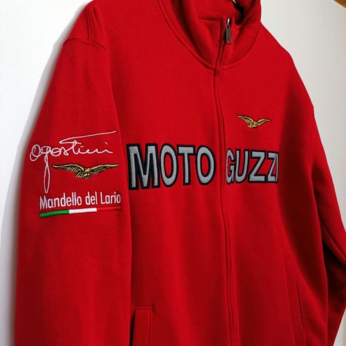 Felpa full zip rossa - felpa,