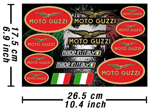 Moto guzzi decal stickers - guzzi,