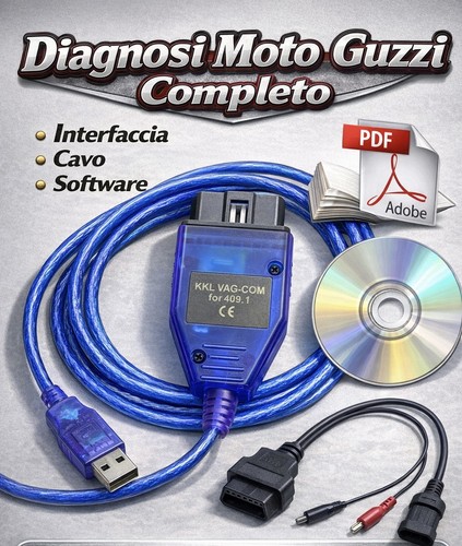 Kit diagnosi moto - diagnosi, guzzi